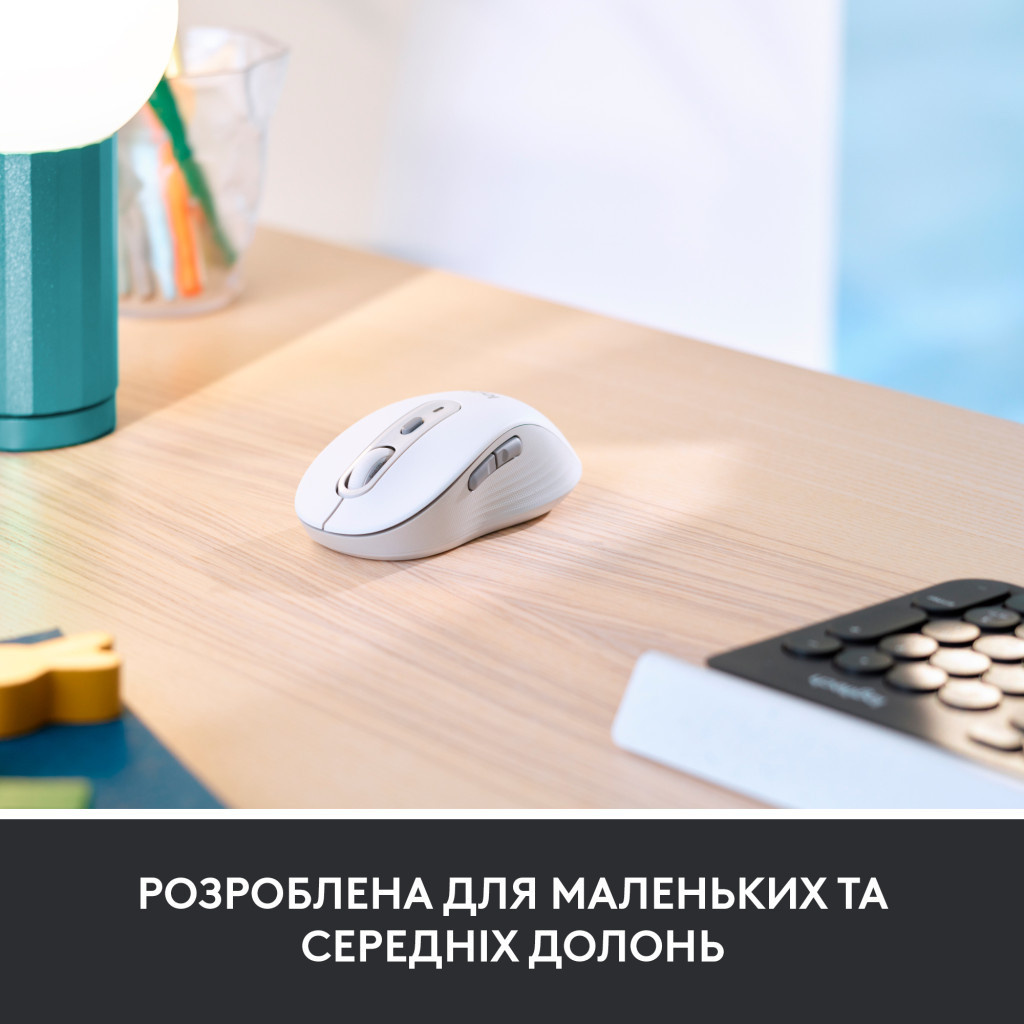 Мишка Logitech Signature M650 Wireless for Business Off-White (910-006275) - зображення 4