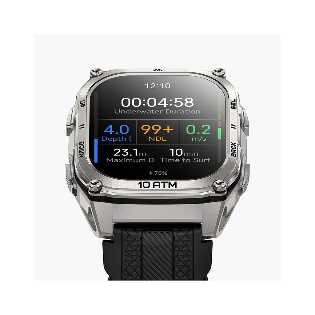 Смарт-годинник KOSPET TANK M4 SILVER (6978602500072) - зображення 6