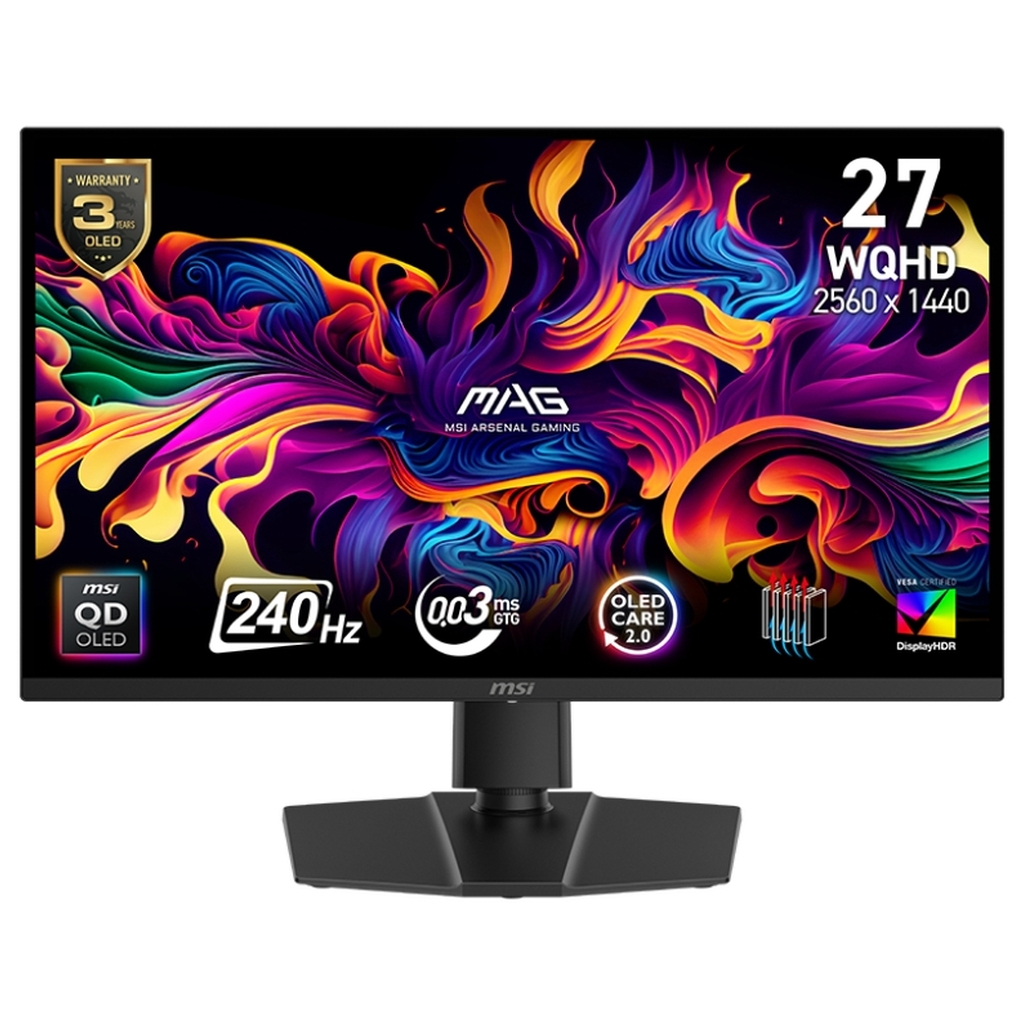 Монітор MSI MAG 271QP QD-OLED X24 - зображення 1