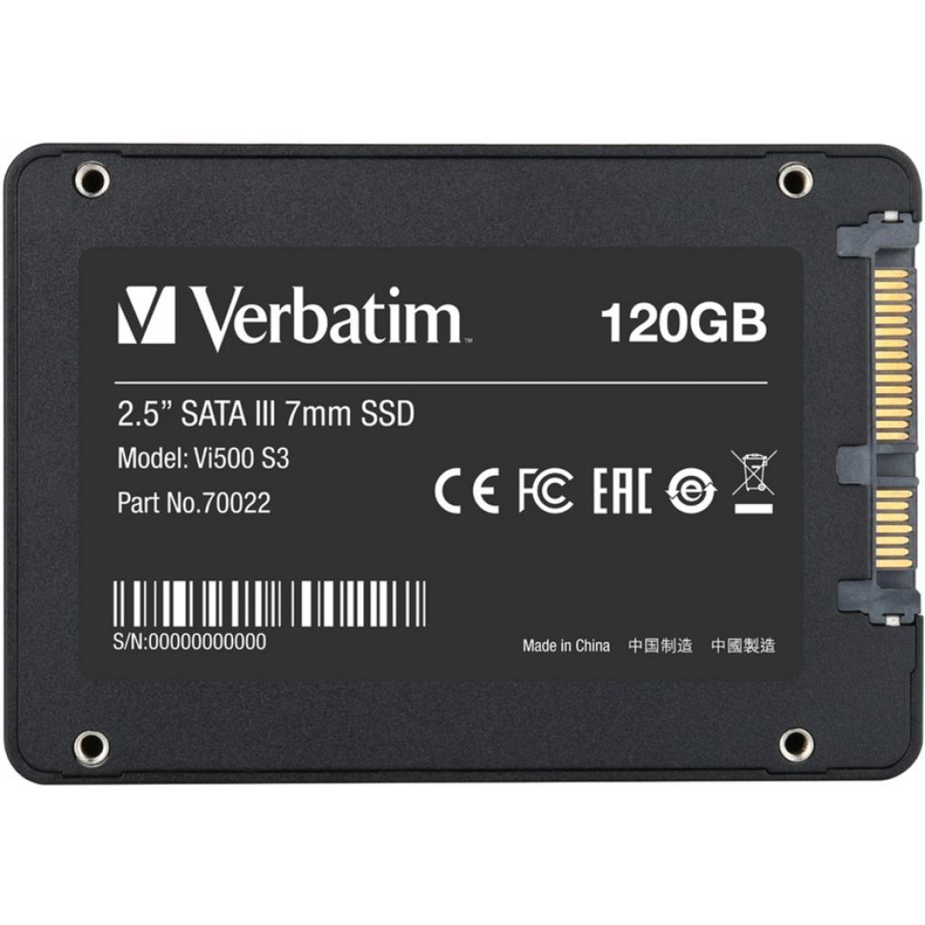 Накопичувач SSD 2.5" 120GB Verbatim (70022) - зображення 4