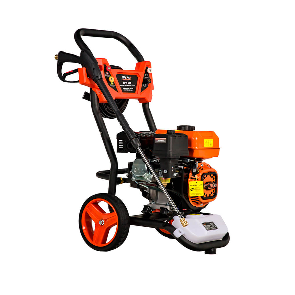 Мийка високого тиску SEQUOIA бензинова, 5.22 кВт, 190 бар, шланг 8 м (SPW600) - зображення 3