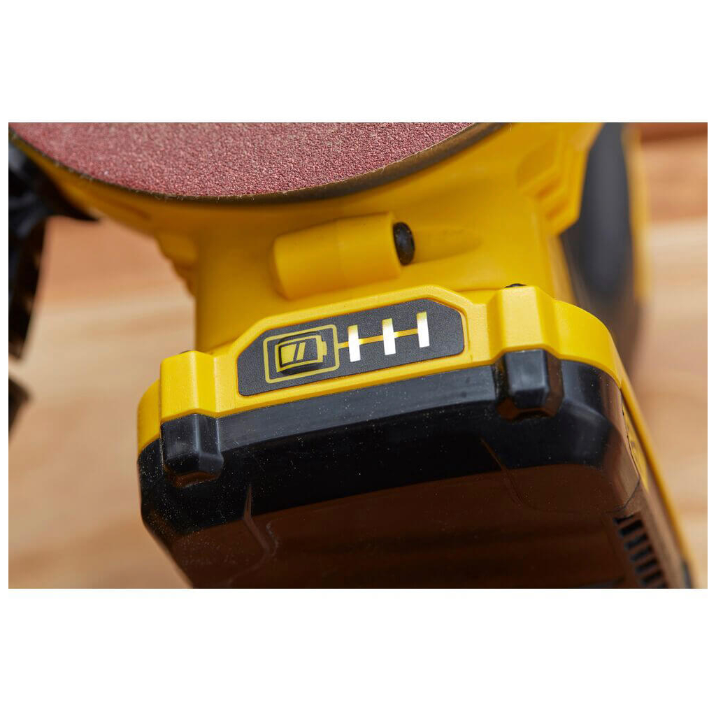 Шліфувальна машина Stanley ексцентрикова акумуляторна FatMax, безщіткова, Li-Ion 18В, 2Ah, 125 мм, 12000 об/хв (SFMCW220D1S) - зображення 5
