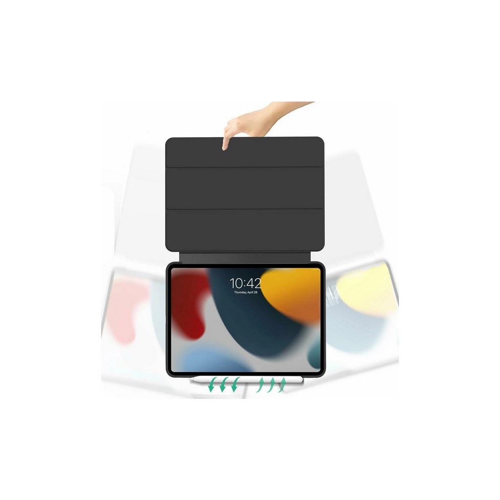 Чохол до планшета BeCover Tri Fold Soft TPU Silicone Apple iPad Pro 13" M4 2024 Black (711750) - зображення 2