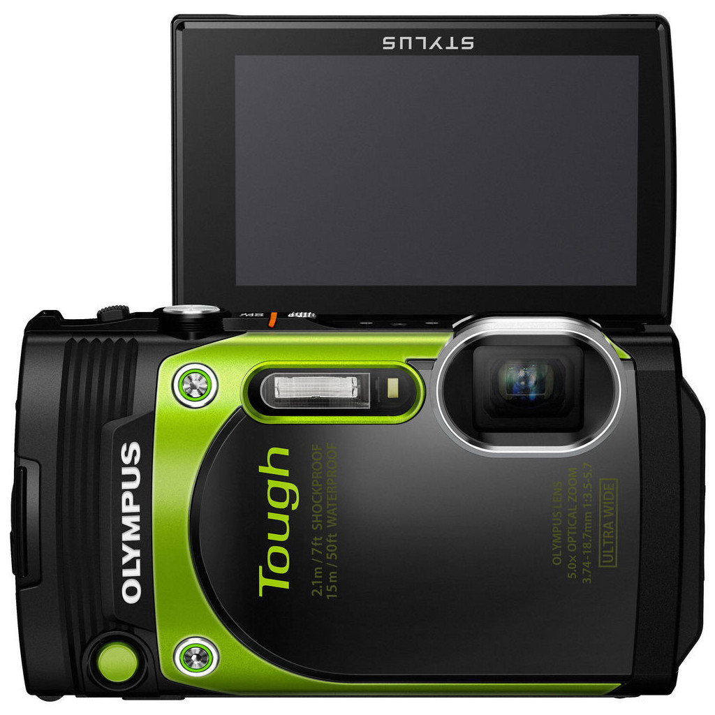 Цифровий фотоапарат Olympus Tough TG-870 Green (Waterproof - 15m; Wi-Fi; GPS) (V104200EE000) - зображення 9