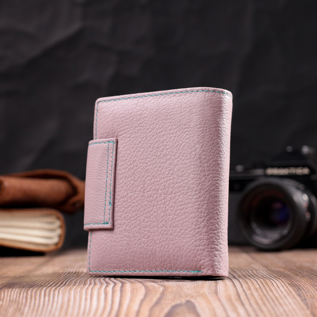 Портмоне ST Leather З натуральної шкіри Бежеве (19452) - зображення 10