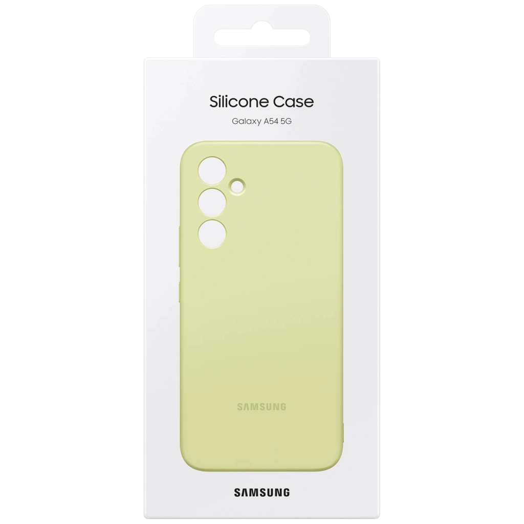 Чохол до мобільного телефона Samsung Samsung A54 Silicone Case Lime (EF-PA546TGEGRU) - зображення 5