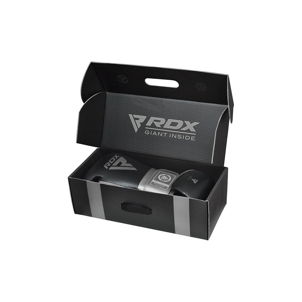 Боксерські рукавички RDX Mark Pro Sparring TRI Lira 2 Silver 10 унцій (BGM-PSTL2S-10OZ) - зображення 5