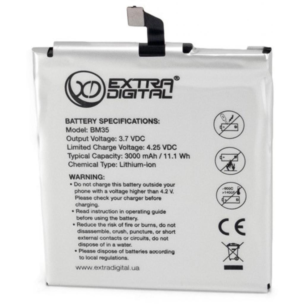 Акумуляторна батарея Extradigital Xiaomi Mi 4c (BM35) 3000 mAh (BMX6443) - зображення 2