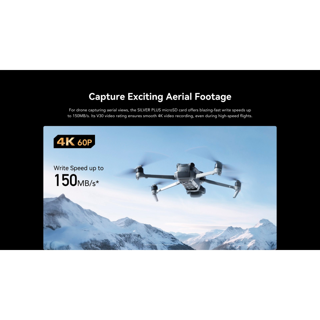 Карта пам'яті Lexar 256GB microSDXC class 10 UHS-I U3 V30 A2 Professional Silver (LMSSIPL256G-BNANG) - изображение 9