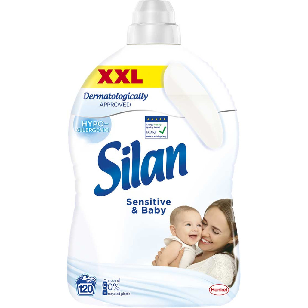 Кондиціонер для білизни Silan Sensitive Дитячий 2.85 л (9000101544336) - зображення 1
