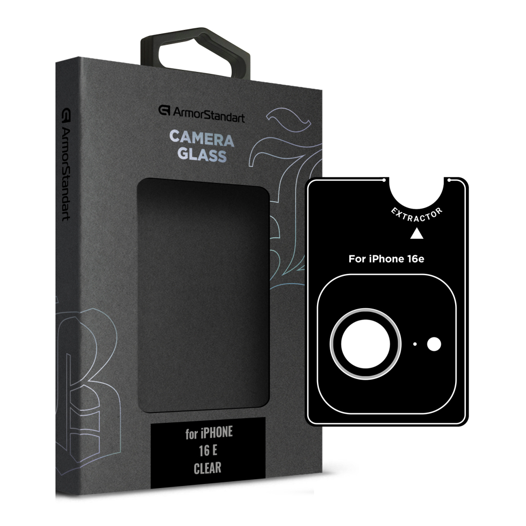 Скло захисне Armorstandart for Camera Supreme BI iPhone 16e Clear (ARM84427) - изображение 1