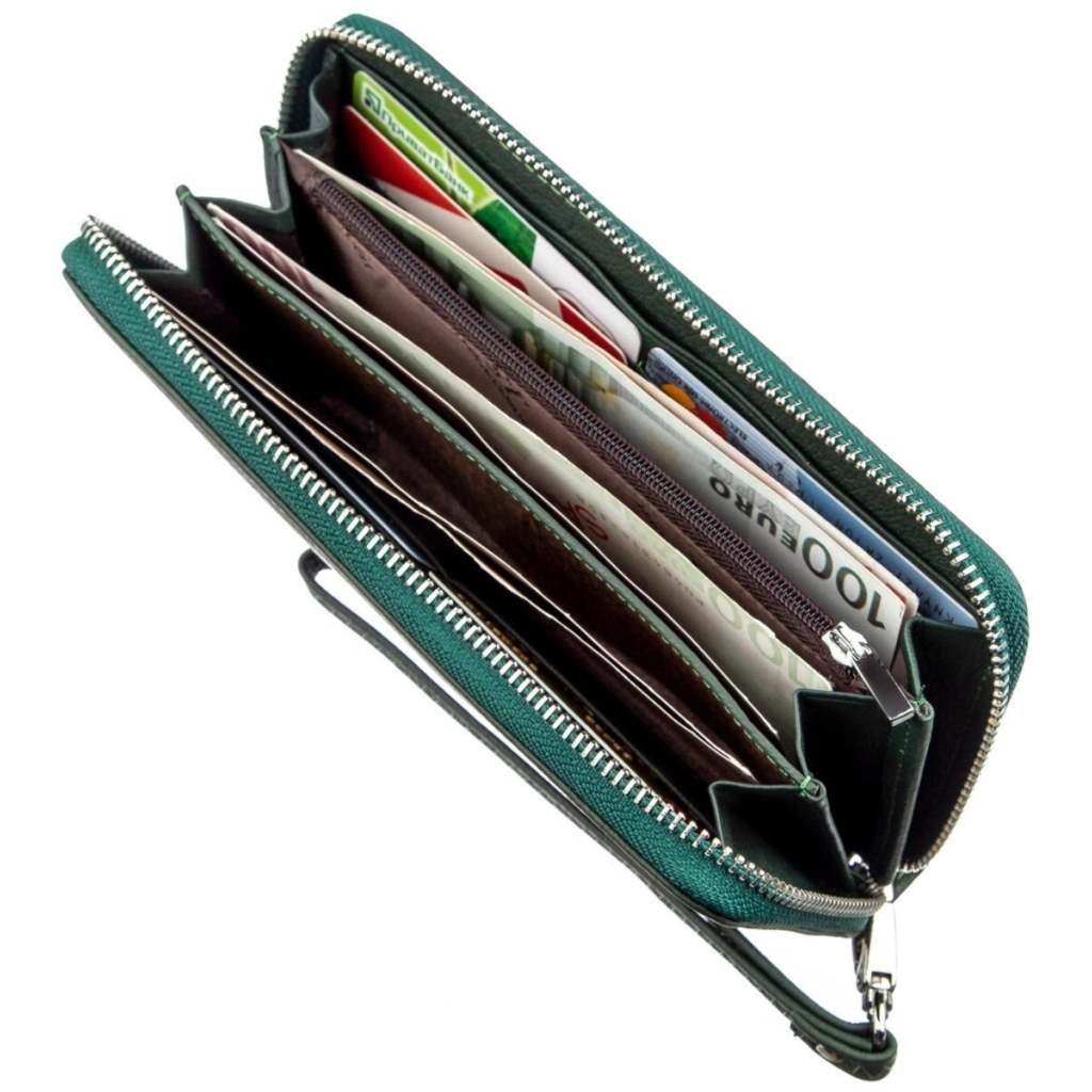 Гаманець ST Leather Зелений (18936) - зображення 3