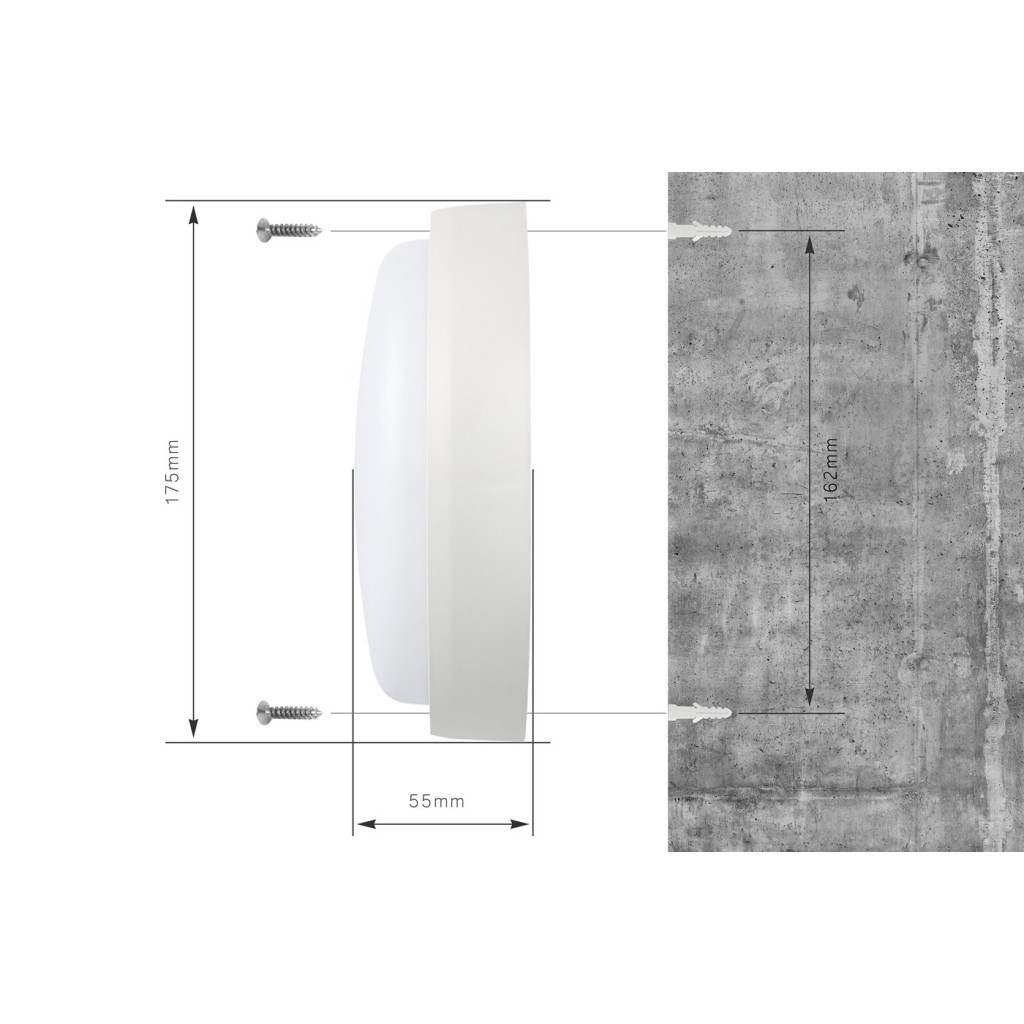 Світильник Delux WC-1 17 Вт 5000K IP54 (90021162) - изображение 3