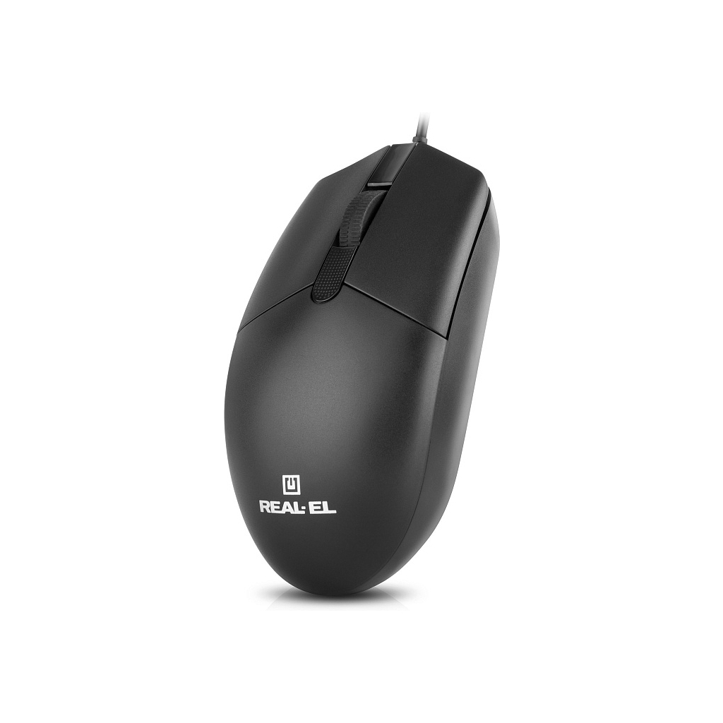 Мишка REAL-EL RM-210 USB Black (EL123200036) - зображення 7
