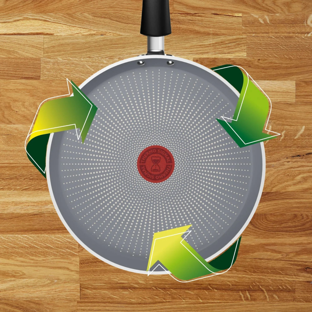 Сковорода Tefal Halo для млинців 25 см, алюміній, бакеліт, сірий (C3123853) - зображення 2