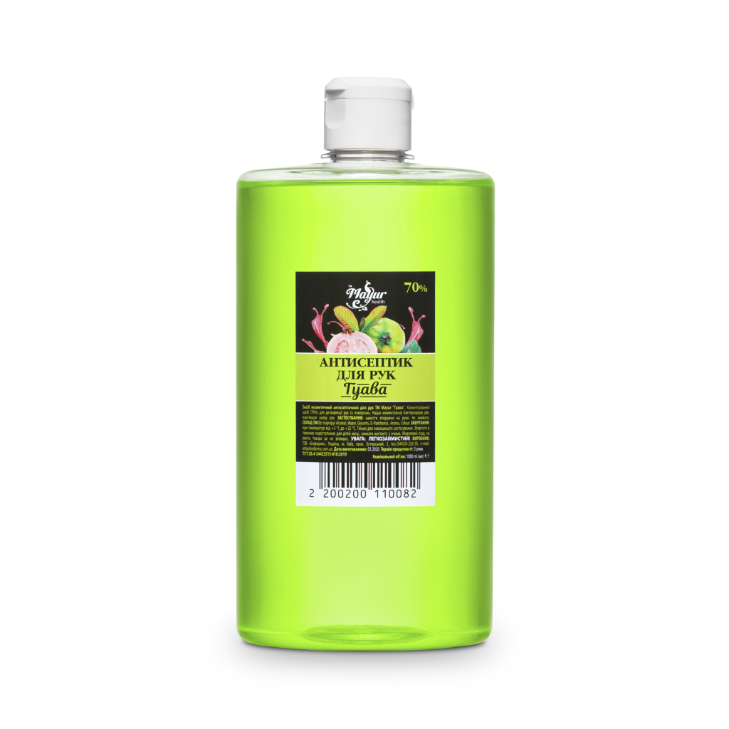 Антисептик для рук Mayur Гуава 1 л (2200200110082) - зображення 1