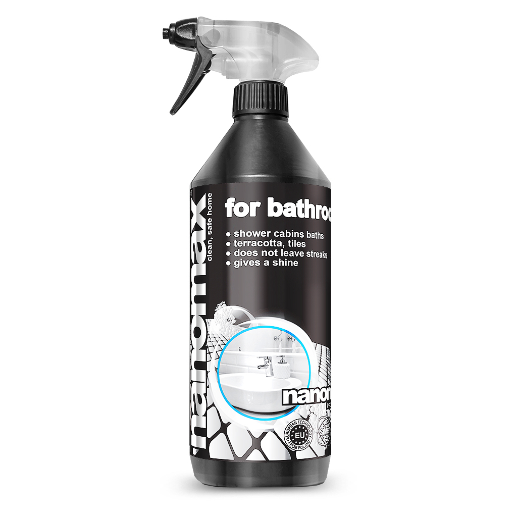 Спрей для чищення ванн Nanomax Pro для ванної кімнати та санвузлів 1000 мл (5901549955194) - зображення 1