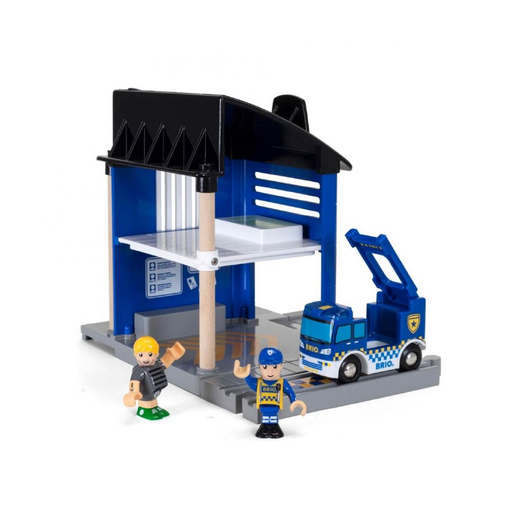 Залізниця Brio Поліцейська дільниця, 6 елементів (33813) - зображення 2