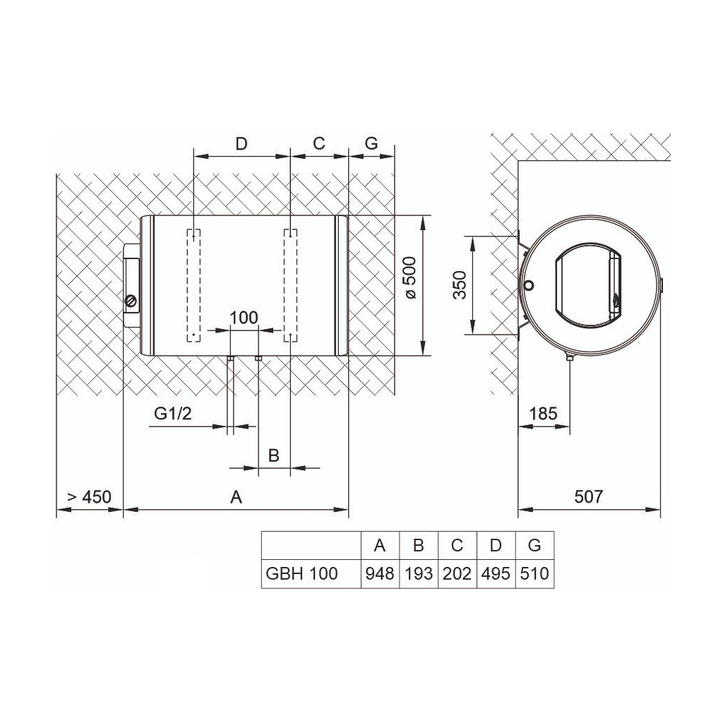 Бойлер TIKI GBH 100 ComfortH100V9 (700180) - зображення 2
