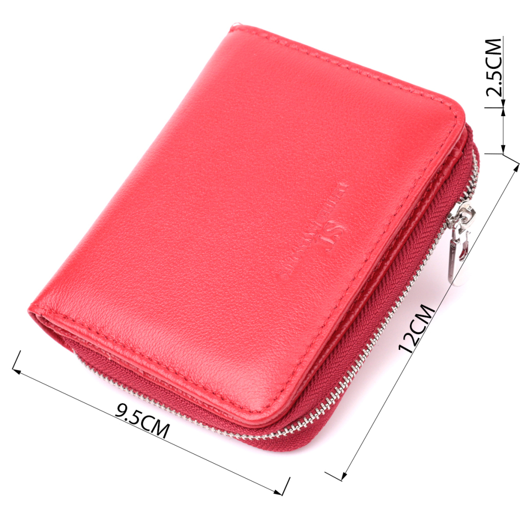 Гаманець ST Leather З натуральної шкіри Червоний (22552) - зображення 3