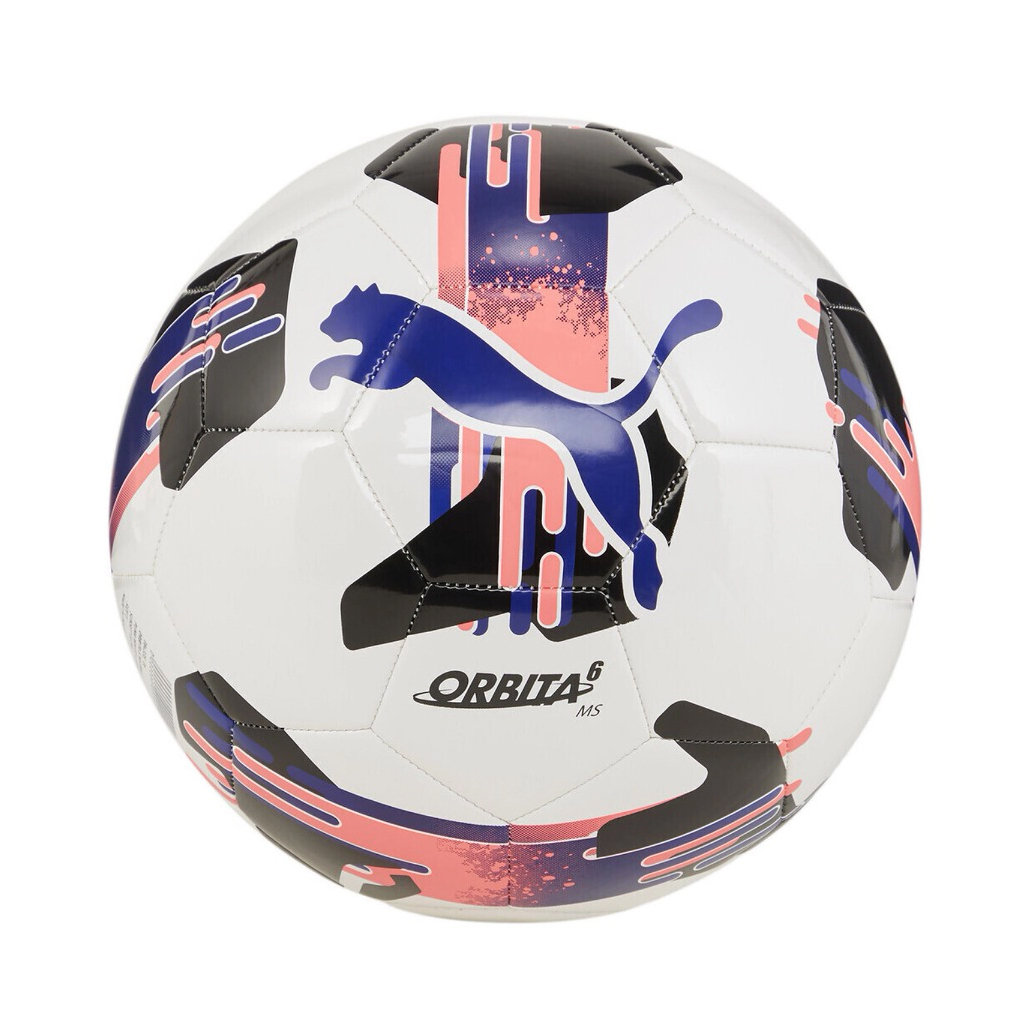М'яч футбольний Puma Orbita 6 MS 084335-06 чорний, білий, синій 5 (4067981496426) - зображення 1