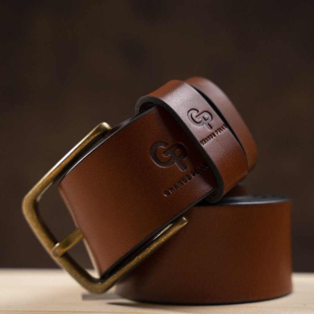 Ремінь Grande Pelle Коричневий (11060) - зображення 5