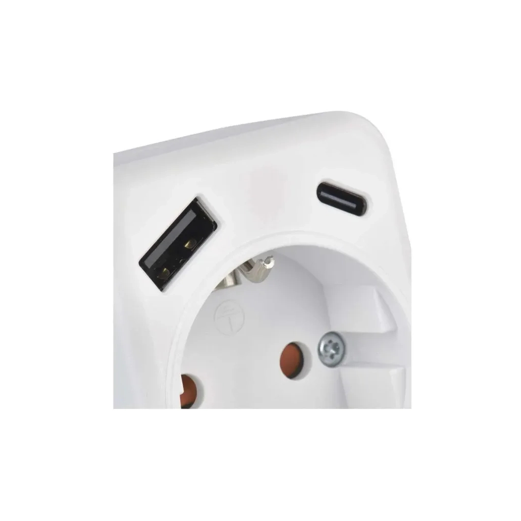 Зарядний пристрій EMOS 1xUSBA + 1xUSBC PD20W (P0075) - зображення 6