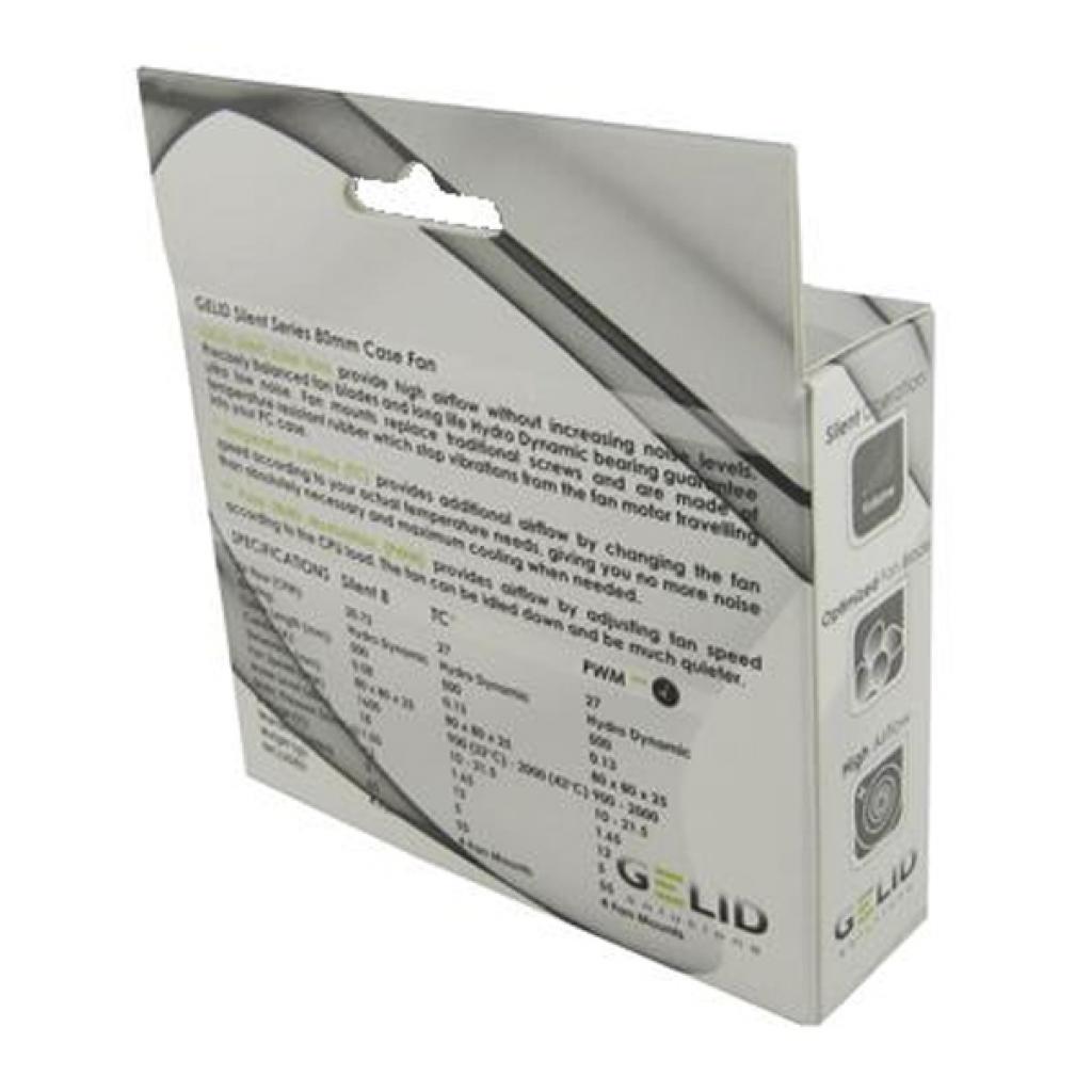 Кулер до корпусу Gelid Solutions Silent 8 PWM 80 mm (FN-PX08-20) - зображення 4