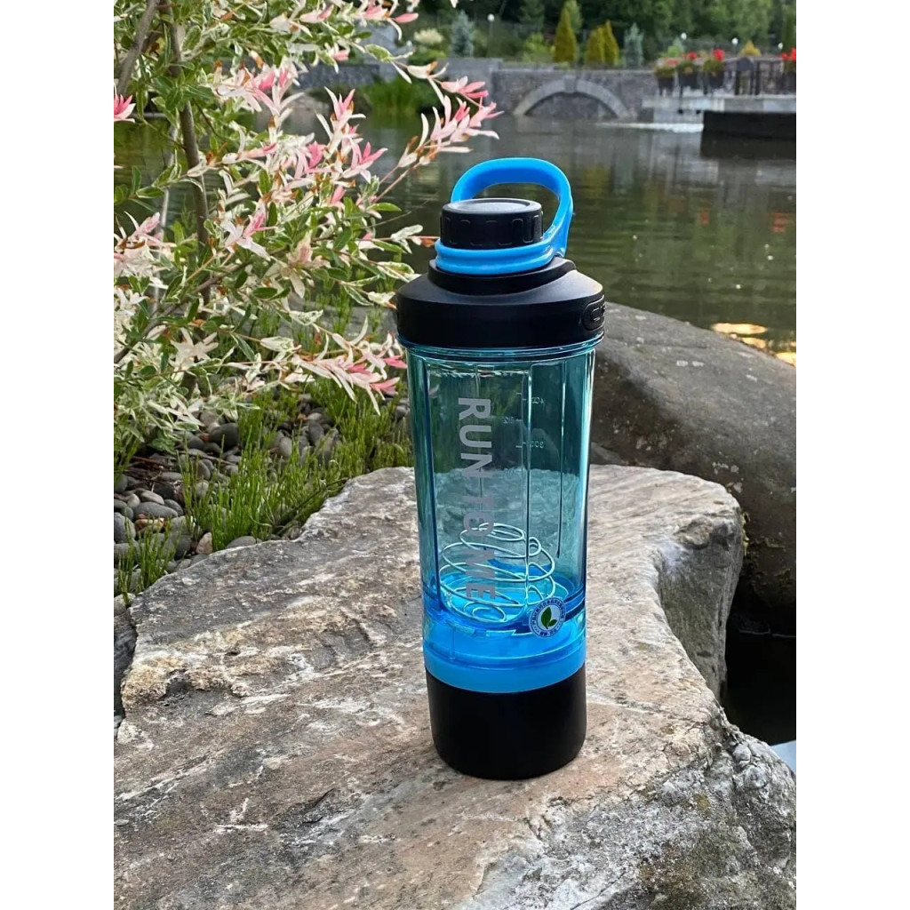 Шейкер спортивний Casno 600 мл KXN-1199 з вінчиком Синій (KXN-1199_Blue) - зображення 5