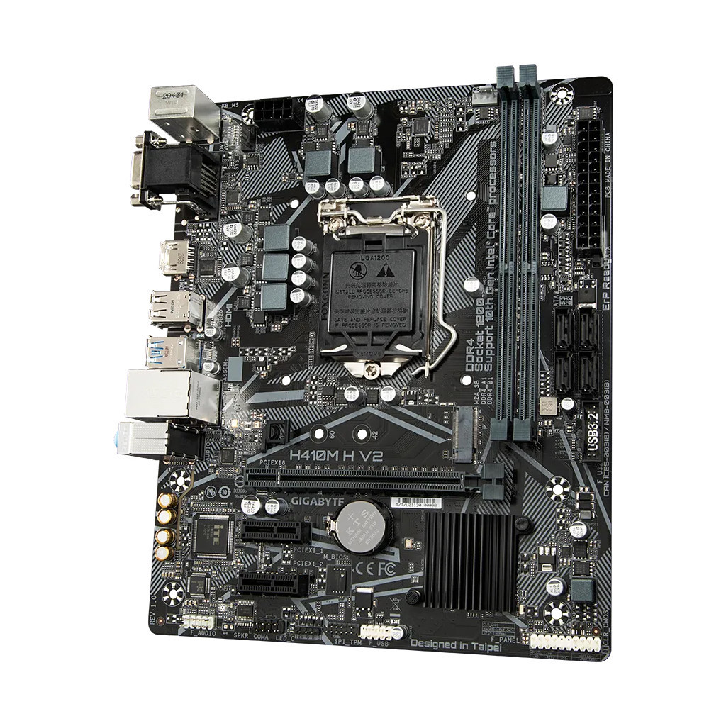 Материнська плата GIGABYTE H410M H V2 - зображення 4