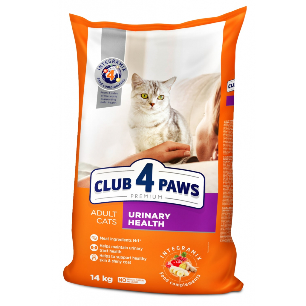 Сухий корм для кішок Club 4 Paws Преміум. Підтримка здоров'я сечовидільної системи 14 кг (4820083909375) - зображення 1