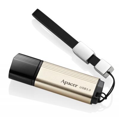 USB флеш накопичувач Apacer 64GB AH353 Champagne Gold RP USB 3.0 (AP64GAH353C-1) - зображення 4