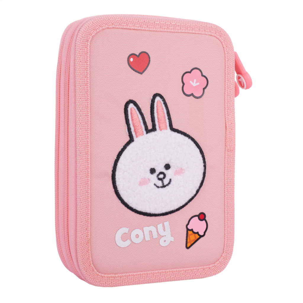 Пенал Yes Line Friends Pretty Choco and Cony HP-01 твердий подвійний (533638) - зображення 2