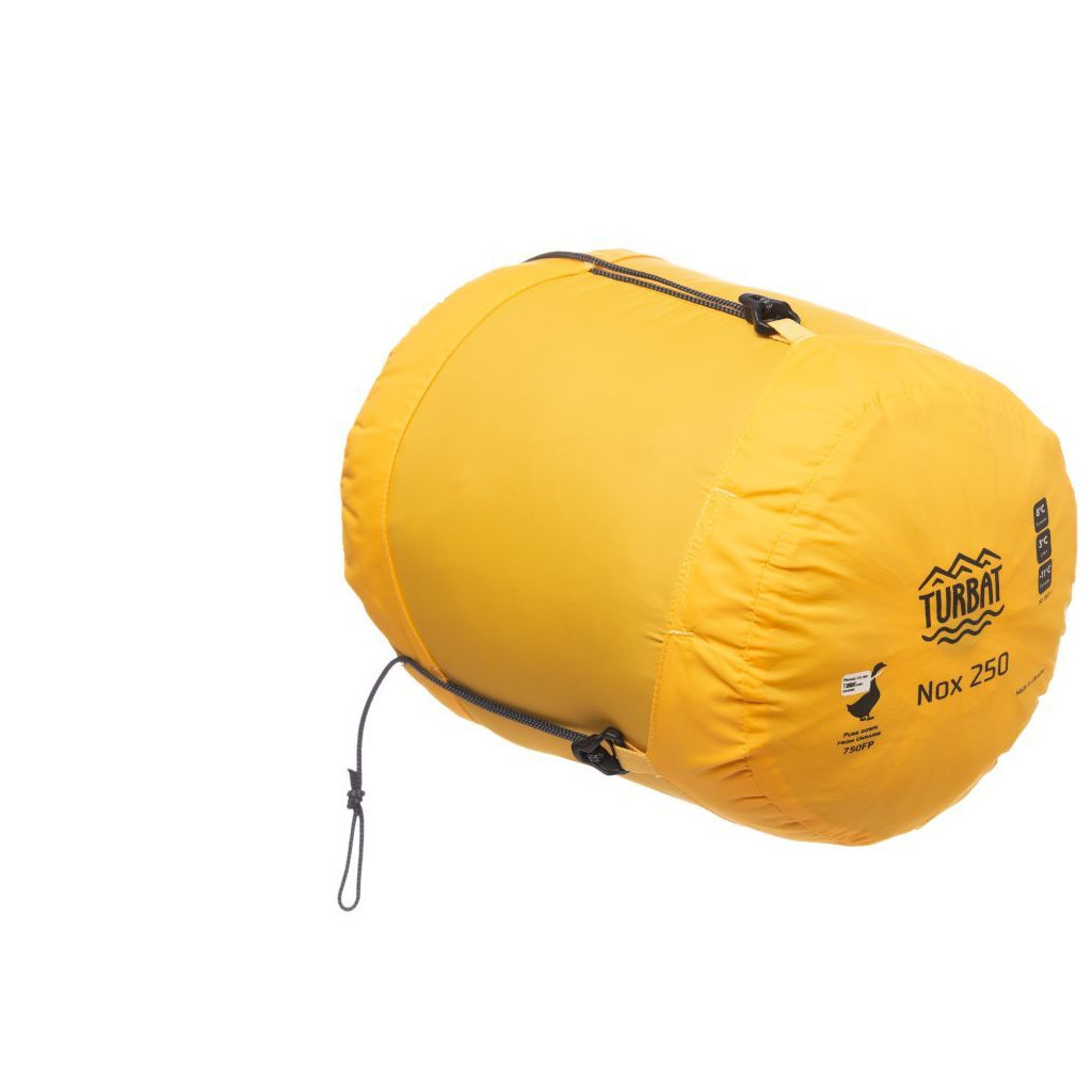 Спальний мішок Turbat Nox пуховий 250 grey/cheddar orange 185 см (012.005.0396) - зображення 5