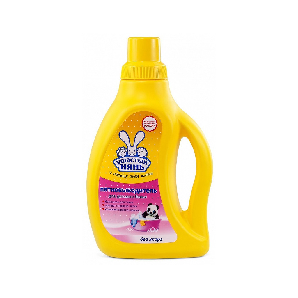 Засіб для видалення плям Ушастый нянь рідкий 750 мл (4600697040516) - изображение 1