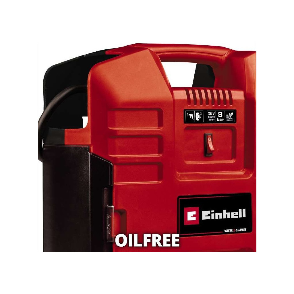 Автомобільний компресор Einhell TE-AC 36/8 Li OF Set-Solo PXC (без АКБ та ЗП) (4020440) - изображение 3