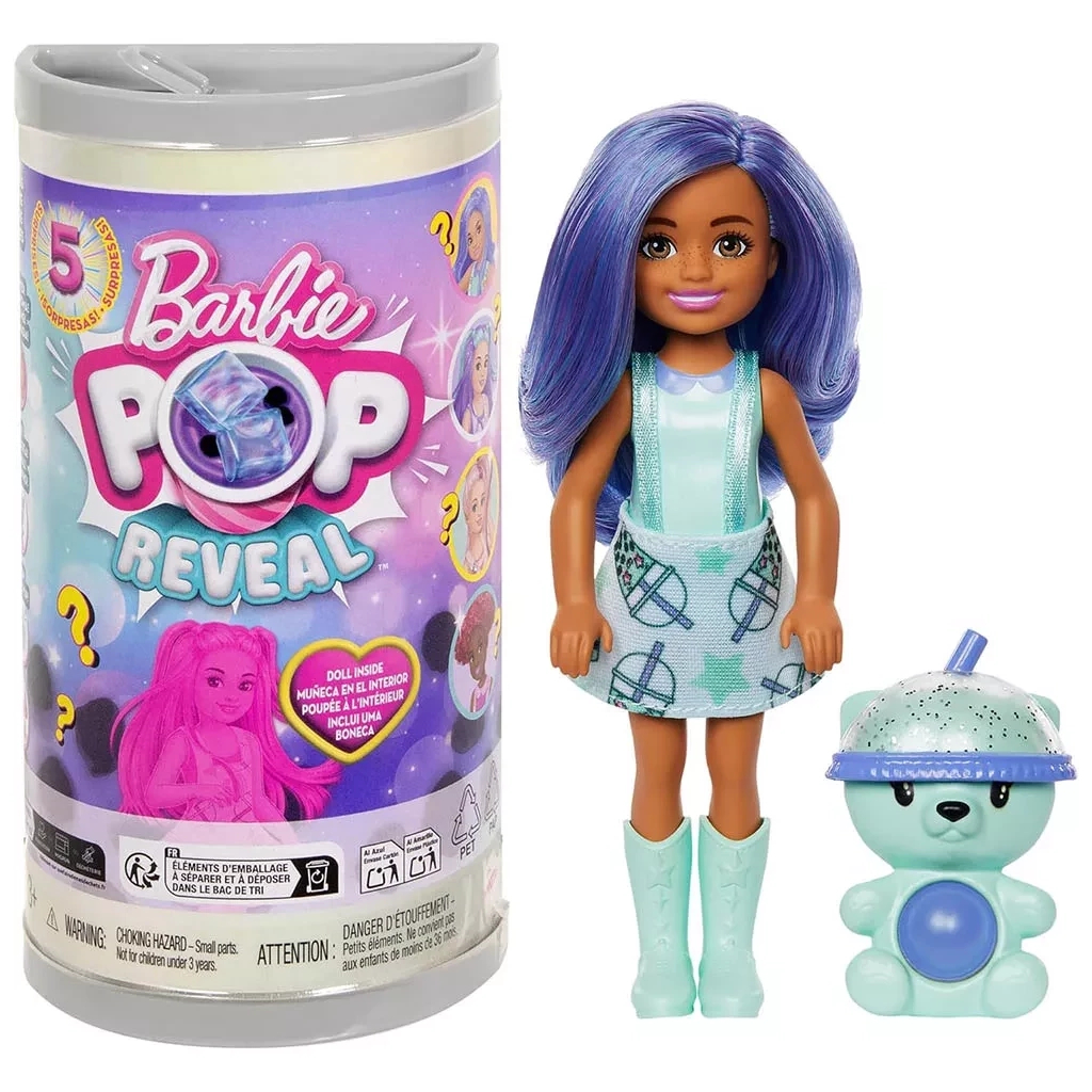 Лялька Barbie Челсі та друзі Pop Reveal серії Круті Бабл-ті (сюрприз) (HRK63) - зображення 1