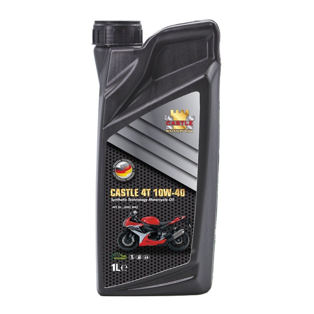 Моторна олива CASTLE MOTOR OILS 4T 10W40 MOTORCYCLE OILS 1л - изображение 1
