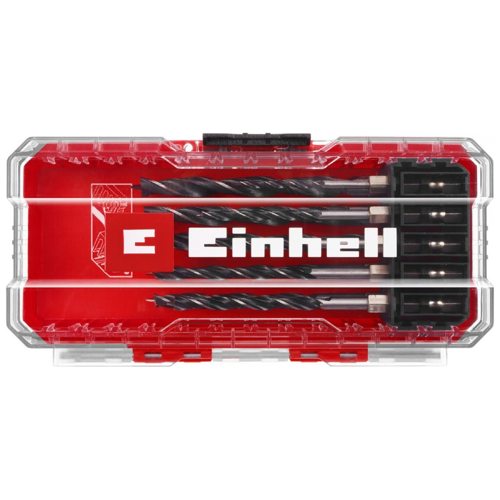 Набір свердл Einhell по дереву 10шт, 3-8мм, кейс (108733) - зображення 8
