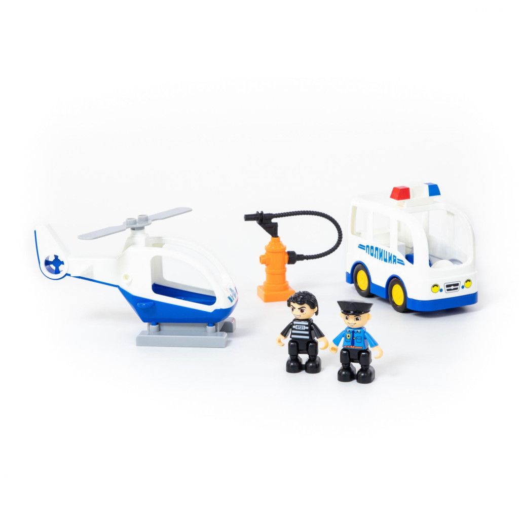 Конструктор Polesie Максі Поліцейська ділянка 94 елементи (77530) - зображення 4