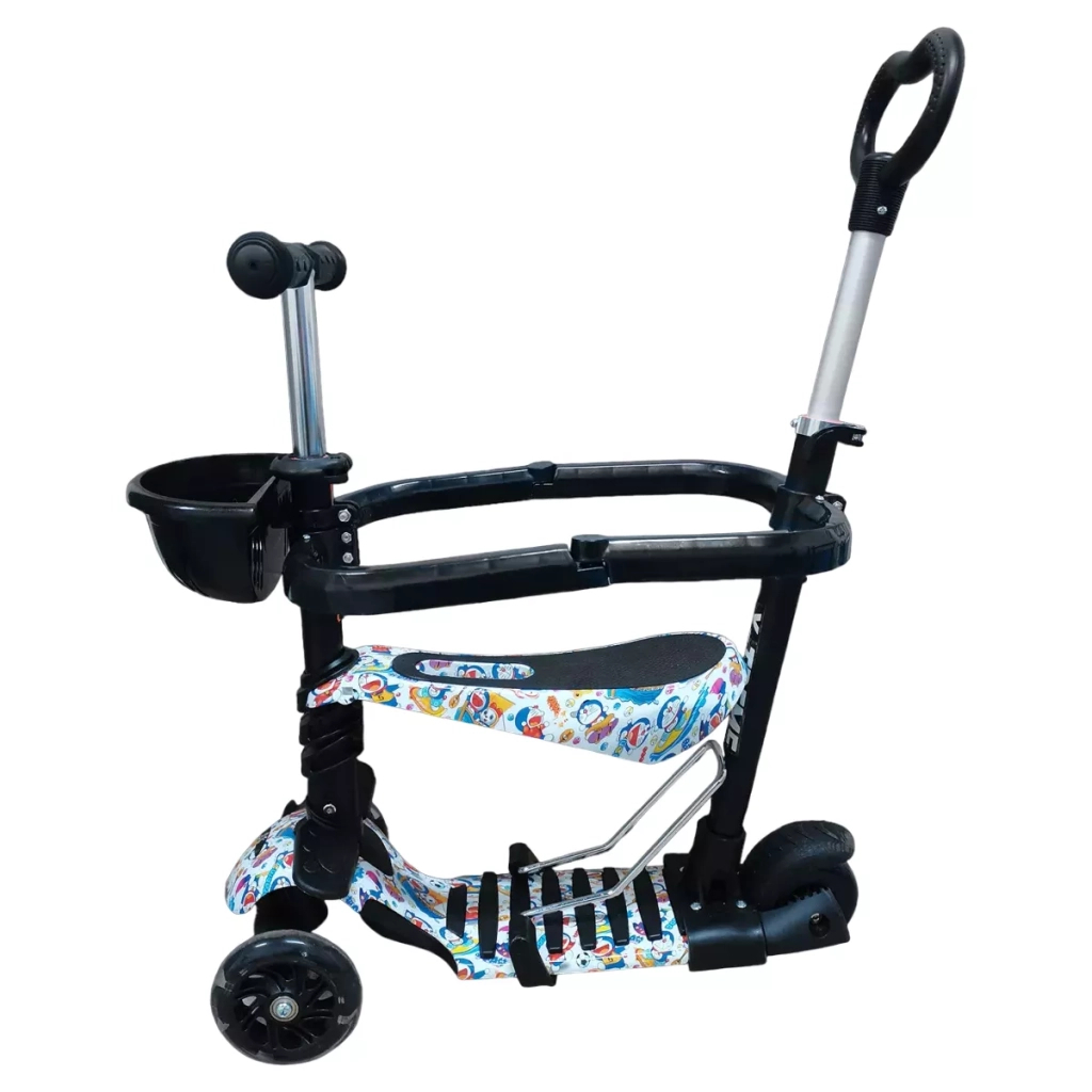 Самокат X-TREME KS-705-5W KITTY чорний (125242) - зображення 1