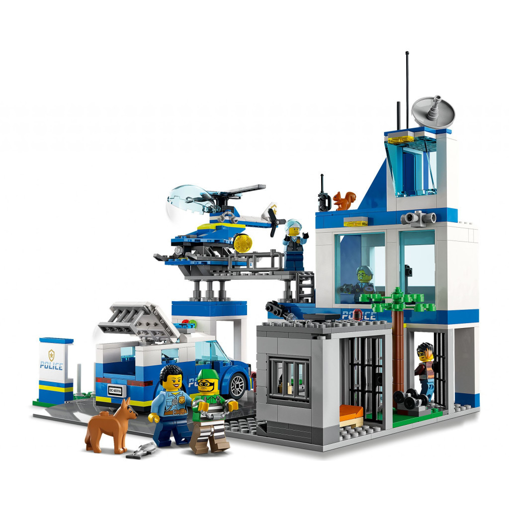 Конструктор LEGO City Поліцейська ділянка 668 деталей (60316) - зображення 3