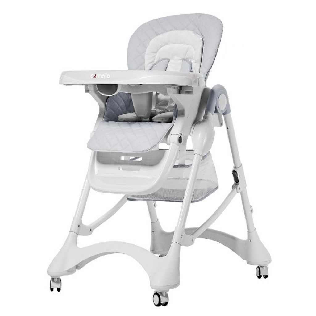 Стілець для годування Carrello гойдалка Caramel CRL-9501/3 cloud grey (153149) - зображення 1