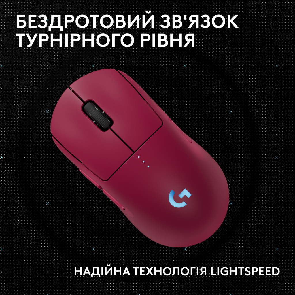 Мишка Logitech G Pro 2 Lightspeed Wireless Magenta (910-007309) - зображення 5