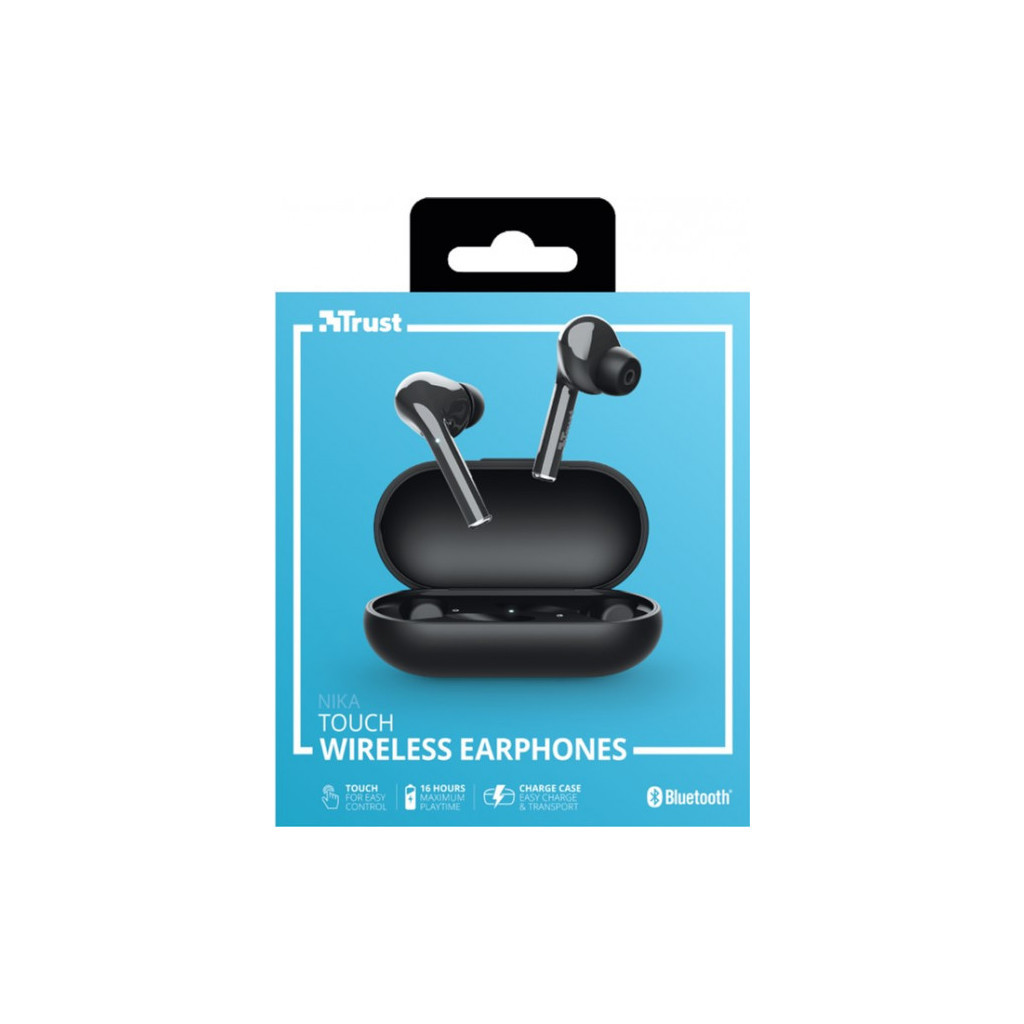 Навушники Trust Nika Touch True Wireless Black (23554) - зображення 9