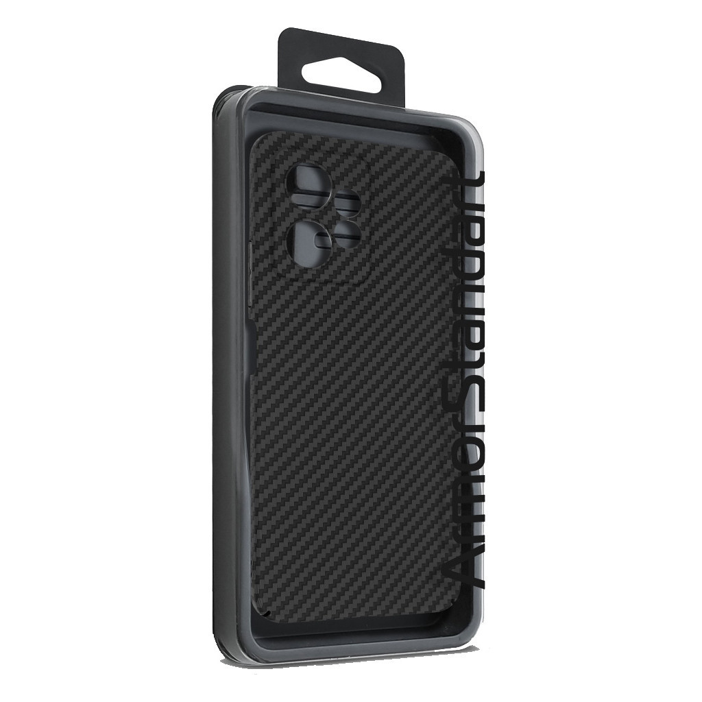 Чохол до мобільного телефона Armorstandart LikeCarbon Xiaomi Redmi Note 12 4G Black (ARM71947) - зображення 3