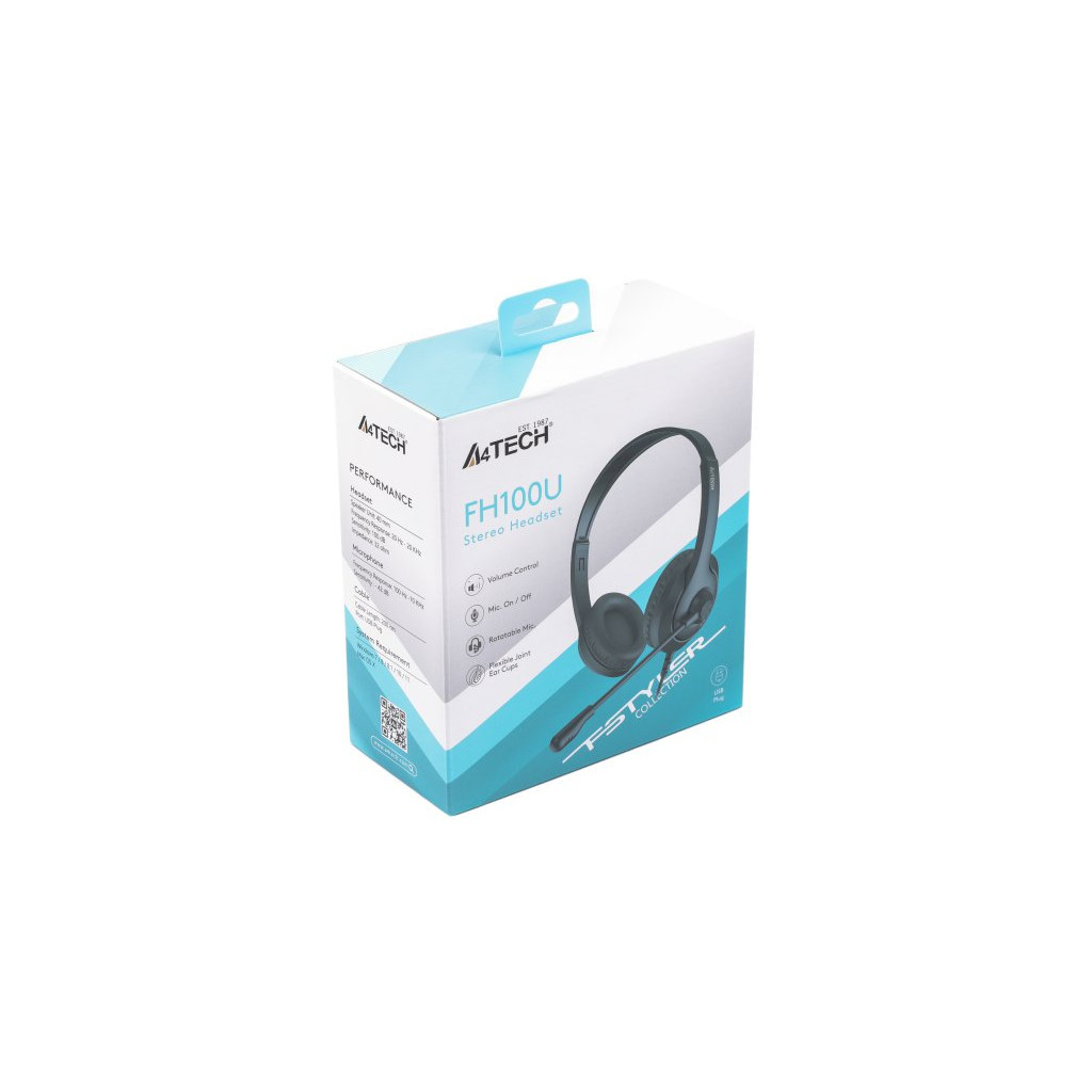 Навушники A4Tech FH100U Stone Black (4711421976978) - зображення 8