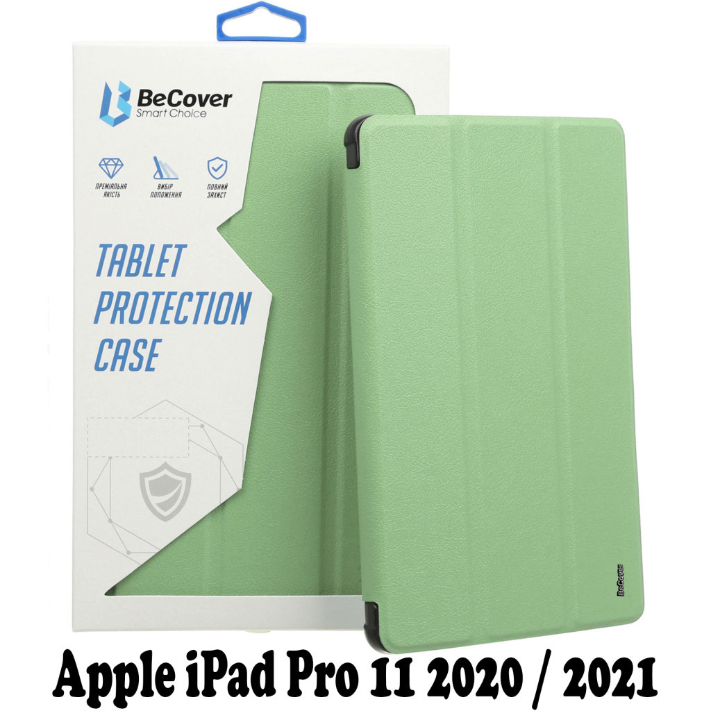 Чохол до планшета BeCover Pencil Mount Apple iPad Pro 11 2020/21/22 Green (707528) - зображення 1