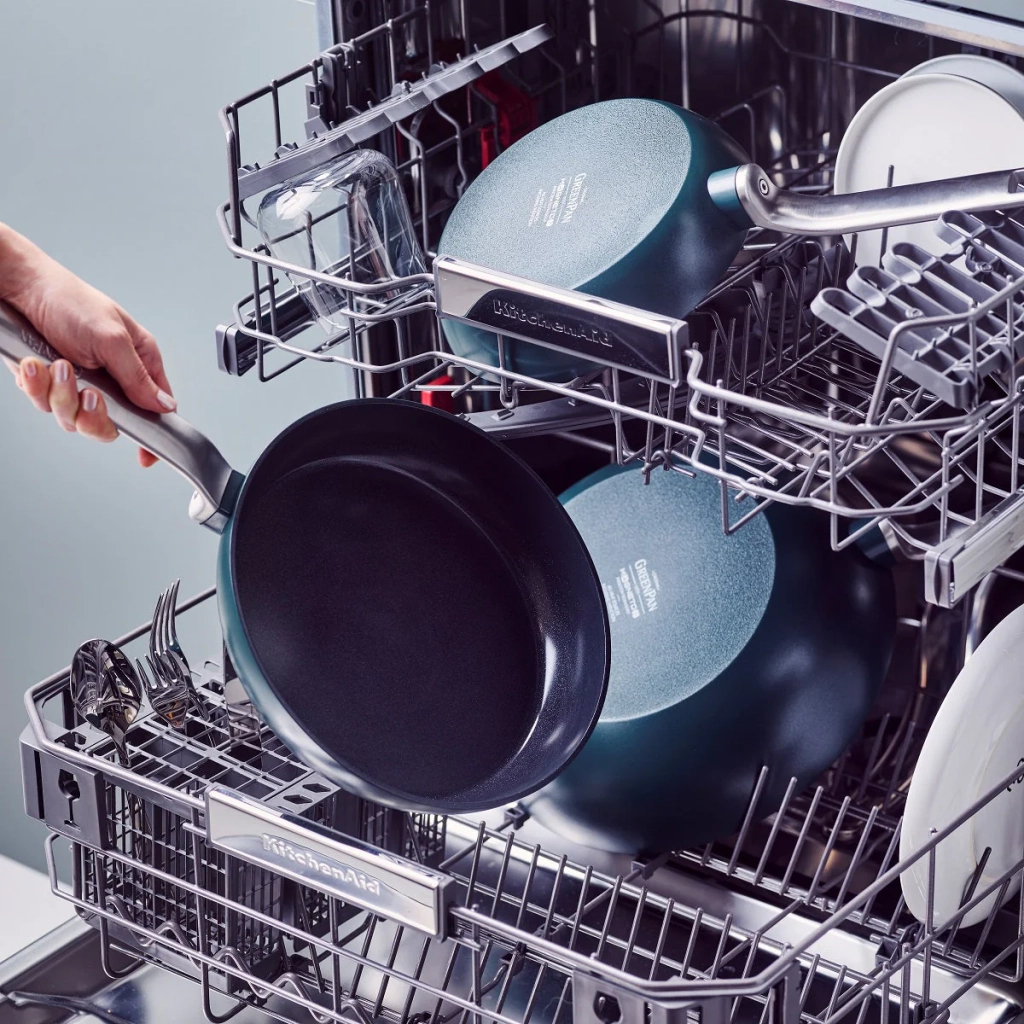 Сковорода GreenPan Evolution Вок 28 см 3,6 л темно-зелений (CC006392-001) - зображення 3