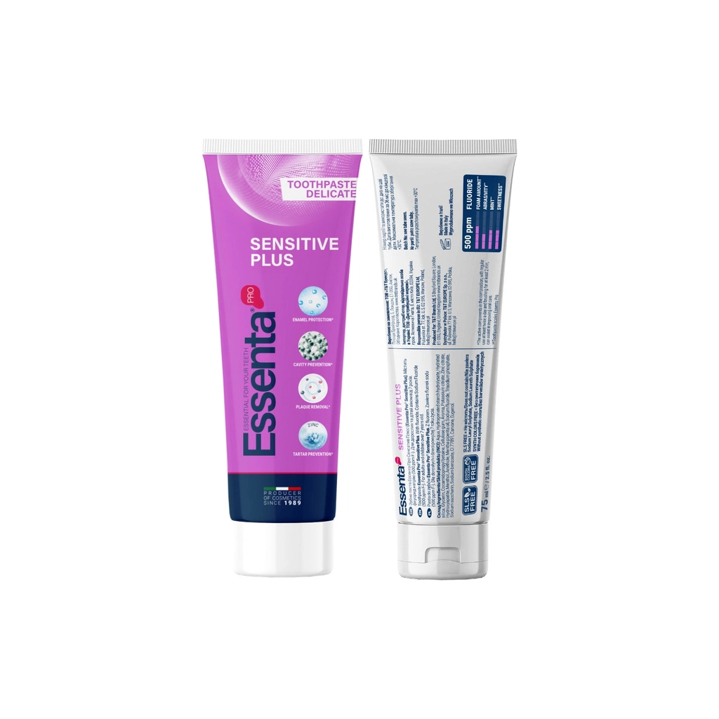 Зубна паста Essenta Pro Sensitive Plus 75 мл (8031447500084) - зображення 2